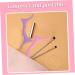 Housoutil Silicone Molds Silicone Makeup Stencil Brow Shaping Template Beauty Tools Eye Protection Miss 17.3x5.9cm Pink - Buy Online on GoSupps.com