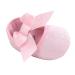 LACOFIA Baby Girls Christening Shoes Infant Crib Shoes Anti-Slip Soft Sole Prewalkers 3-6 Months A Pink