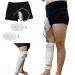 Male Urinal Bag Catheter Leg Bag Holder Pee Bag Portable Wearable Men's Urinal Elastic Waistband Toilet Elastic Waistband Catheter Fixation Device Elastic Calf Catheter Brace (L)
