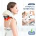 Shiatsu Neck Massage Device with Heat - 5D Deep Tissue Relief for Neck Back & Shoulders - Beige - Buy Online on GoSupps.com