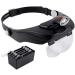 Reading Magnifier 4 Lens Magnifier Led Light Handsfree Headband Magnifier Lamp Headband Glasses Magnifying Glasses for Reading Jewelers Sewing Craft Beauty Interesting Lofty Ambition