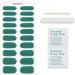 JMEOWIO Gel Nail Stickers Dark Green Semi Cured Gel Nail Strips Wraps UV/LED Nail Supplies Nail Art Design Decoration Accessories - Buy Online on GoSupps.com