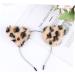MERRYHAPY Hair Hoop Fluffy Leopard Hoop Headbands for Cat Headband Halloween Cat Ears Animal Ears Party Favor Headband Leopard Headband Plush Fox Hair Bands Ear Hair Band - Buy Online on GoSupps.com