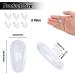 6 Pairs of Silicone Glasses Nose Pads - 15mm Anti-Slip Transparent Non-Slip Pads for Maximum Comfort & Protection - Easy Click Assembly - Buy Online on GoSupps.com