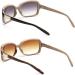 JM 2 Pack Bifocal Reading Glasses Square Gradient Sunglasses +1.5 for Women - Black & Tortoise - Buy Online on GoSupps.com