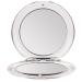 Buy Foldable Round Double Pocket Mirror - 8.5 cm 3x Magnification Acrylic & Plastic | Kosmetex - International Shipping Available - Buy Online on GoSupps.com