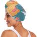 Super Absorbent Cute Llama Hair Towel 2 Pack - Quick Dry Hair Turbans for Women & Girls - Buy Online on GoSupps.com