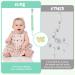Vicloon Pacifier Chain - 2 pcs Silicone Baby Fruit Shape Clips BPA-Free Food-Grade Silicone for Boys & Girls - Buy Online on GoSupps.com