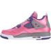Buy Jordan Nike Girls Air 4 Retro GS - EU 38.5 in Pink/Purple | International Shipping Available - Buy Online on GoSupps.com