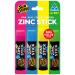 Sun Zapper Zinc Stick Mineral Sunscreen (Pink Blue Green Yellow) SPF 50+ Water Resistant for Face & Body Adults Kids 4-Pack Broad Spectrum Sun Block Made in Australia