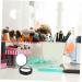 WOONEKY 2pcs Elastic Mesh Loose Powder Box Portable Powder Case Makeup Powder Case Mirror Brackets Abs Black - Buy Online on GoSupps.com
