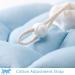 Ohcozzy Adjustable Neck Rope Cat Collar - Soft Anti-Leak Protective Collar for Cats (Size S Light Blue) | International Shipping Available - Buy Online on GoSupps.com