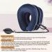 Samnuerly Inflatable Neck Traction Device | Adjustable Neck Support for Pain Relief & Stretching | Blue - Buy Online on GoSupps.com