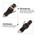 FRCOLOR Adjustable Thumb Support Mallet Stabilizer | Breathable Wristband for Sprains | Protective Hand Joint Support - Black Right - Buy Online on GoSupps.com