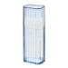 Jimtuze qtip holder for cotton swabs made of acrylic travel case dental floss picpanter transparent acrylic storage container with lid for dental floss dental floss hair accessories blue