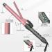 Thirtek 1-Inch Extra Long Barrel Curling Iron - Ceramic Tourmaline 450 F Fast Heat 15 Temp Settings Auto Shut-Off Dual Voltage - Rose Gold - Buy Online on GoSupps.com