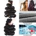 Tasumla 12A Brazilian Virgin Human Hair Bundles - 16/18/20 Inch Body Wave 3 Bundle Deal - Unprocessed Natural Color Weft Weave Extensions - Buy Online on GoSupps.com