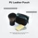 Portable Mini Shaving Brush with PU Pouch - Travel-Friendly Brush for Fast Lathering - Durable Synthetic Fibers - Anti-Rust Handle - Handy Carry Pouch - Buy Online on GoSupps.com