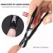 KEENSUN Nail Clippers 16mm Wide Jaw Opening Ultra Sharp Nail Clippers for Cutting Thick Nails Extra Large Toenail & Fingernails Clippers with Safety Lock and Nail File for eniors Men Adult (Black) - Buy Online on GoSupps.com