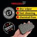 AMK Trollull Stove Glass Cleaner Pads Pack of 2 Steel Wool Non Scratch For Cleaning Woodburning - Buy Online on GoSupps.com