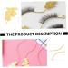 Minkissy 3 Pairs Eyelash Curved Tweezer - Ideal for Extensions & Beauty Salons | Zinc Alloy Eyelash Holder for Perfect Fake Eyelashes - Buy Online on GoSupps.com
