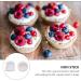 HOMSFOU 2pcs Cake Mold Muffin Molds Baking Tools Silicone Cookie Mold Cookie Cake Pan Muffin Liner Fondant Creative Baking Molds Baking Supplies Egg Tart Paper Cup Candy Candle Chocolate White 9X8X2.6CM - Buy Online on GoSupps.com