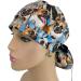 French Bulldog Print Scrub Hat | Unisex Surgical Cap for Nurses & Doctors | Tie Back Working Cap - Buy Online on GoSupps.com