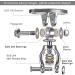 SELEWARE Stainless Steel Swivel Swing Hangers - Heavy Duty Ceiling Mount for Porch Swing, Hammock Chair, Yoga Silk, Tire Swing, Indoor Swing - 2 Pack with Screws - Buy Online on GoSupps.com