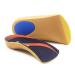 Arch Support, RooRuns 3/4 Orthotic Shoe Inserts for Over-Pronation, Plantar Fasciitis, Heel Pain Relief, High Arch Support Insoles for Men and Women for Running Walking M (Men's7-10.5, Women's8-11.5)
