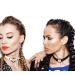 Mingze 200 Pieces Hair Rings - Silver Braid Rings & Clips for Punk Hip-Hop DIY Hairstyle Decoration - 2 Sizes Available | Shop Internationally - Buy Online on GoSupps.com