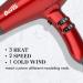 1875W Professional Hair Dryer Tourmaline Lightweight Low Noise Blow Dryer 2 Speed and 3 Heat Settings AC Motor Fast Drying Hairdryer with Diffuser & Comb & Concentrator Gift for Mom - Buy Online on GoSupps.com