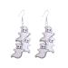 Feylie earrings halloween wood earrings vintage spirit skull spider dangling earrings simple drops of earrings statement jewelry for girls 3