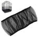 Universal Bird Cage Seed Catcher,Seed Catcher Guard Net Cover,Parrot Nylon Mesh Net Cover,Soft Airy Cage Net Stretchy Skirt for Round Square Cages(Circumference 50 inch to 90 inch,Black) Black Circumference 50 inch to 90 inch,Black
