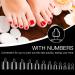 600Pcs Clear Toe Nail Tips | Rosy Finch Full Cover False Toenails | Acrylic DIY Foot Nails | 12 Sizes | A2-600 Pcs - Buy Online on GoSupps.com