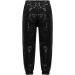 iiniim Kids Shiny Sequined Hip Hop Jazz Harem Pants in Black - Size 7-8 - Buy Online on GoSupps.com