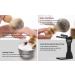Anbbas 4in1 Pure Badger Hair Shaving Set with Stand, Bowl, and Goat Milk Soap - Buy Online on GoSupps.com