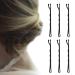 100pcs Wave Shape Hair Clips - Metal Bobby Pins Set for Kids & Girls | Hair Accessories for Salon Styling - Buy Online on GoSupps.com