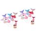 Artibetter 12 Pcs Cake Decoration Mermaid Picks for Cake Under The Sea Cake Picks Sequin Mermaid Cupcake Topper Mermaid Tail Cake Toppers Mermaid Party Supplies Paper Cup Happy Birthday Cloth As Shownx2pcs mediumx2pcs
