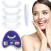 Fluktrix 2 pairs of dentures for plug in adjustable upper and lower artificial teeth made of silicone immediately brighten veneers teeth cosmetic artificial teeth to stick on