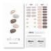ohora Semi Cured Gel Nail Strips (N Laurent) - Works with Any Nail Lamps, Salon-Quality, Long Lasting, Easy to Apply & Remove - Includes 2 Prep Pads, Nail File & Wooden Stick - Jewel - Gemstone