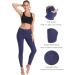 RAYPOSE High Waist Sports Leggings for Women - Opaque Yoga Pants with Pocket - Mesh Long Sports Pants - 1089 Blue S - International Shipping Available - Buy Online on GoSupps.com