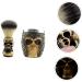 Minkissy Skull Beard Brush Set - Premium Brush with Bowl for Perfect Shaving & Grooming - Buy Online on GoSupps.com