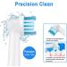 Electric Toothbrush Replacement Heads Compatible with Oral B - Precision Clean Refills for Gentle & Effective Cleaning by DeBizz (4 Pack - Buy Online on GoSupps.com