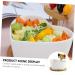 Zerodeko Food Container 1 Set Serving Food Salad Container Fruit Desserts Tableware Dessert with Bowl Heart Kitchen Soup Bowls White 16X16X10.5CM - Buy Online on GoSupps.com