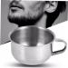 Buy Minkissy 2-Pack Stainless Steel Shaving Cups - Men's Razor Accessories for Perfect Shave | International Shipping Available - Buy Online on GoSupps.com