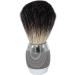 Premium Stainless Steel Razor Holder & Shaving Brush - Stylish Men's Shaving Set with Roof Hair Wood Handle - Ideal for 3-Blade Razors (11x17cm) - Buy Online on GoSupps.com