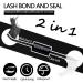 Qiveaory Lash Bond and Seal Kit 2Pcs DIY Lash Extension Waterproof Lashe Cluster Glue 72h Hold Portable Individual Lash Glue for Eyelash Extensions Beginners Black Bond&Clear Seal(5ml+5ml) - Buy Online on GoSupps.com
