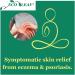 Ecoleaf Natural Eczema & Psoriasis Cream - Organic Plant Extracts for Itching Relief | Made in USA | Moisturizing & Repairing Dry Skin - Buy Online on GoSupps.com