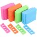 120pcs Toe Separators for Pedicure - Sponge Toe Separator for Nail Polish Party Nail Art Painting Toenails, 4 Funny Colors - Comfy and Soft Green