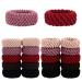 Niaciswe ponytail holder 20 pieces thick cotton hair tie hair rubber hair tie thick hair broken hair hair tongue hair tongue women seamless hair tapes width hair tie mixture